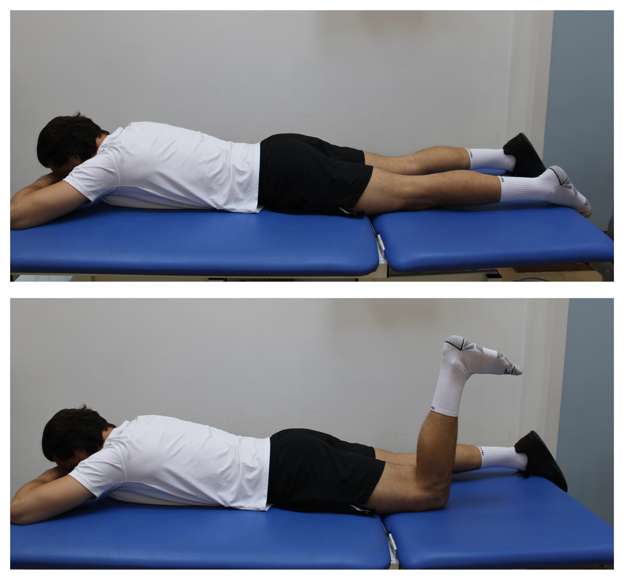 Hamstring curl exercise