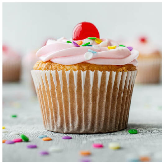 Photo of a cupcake