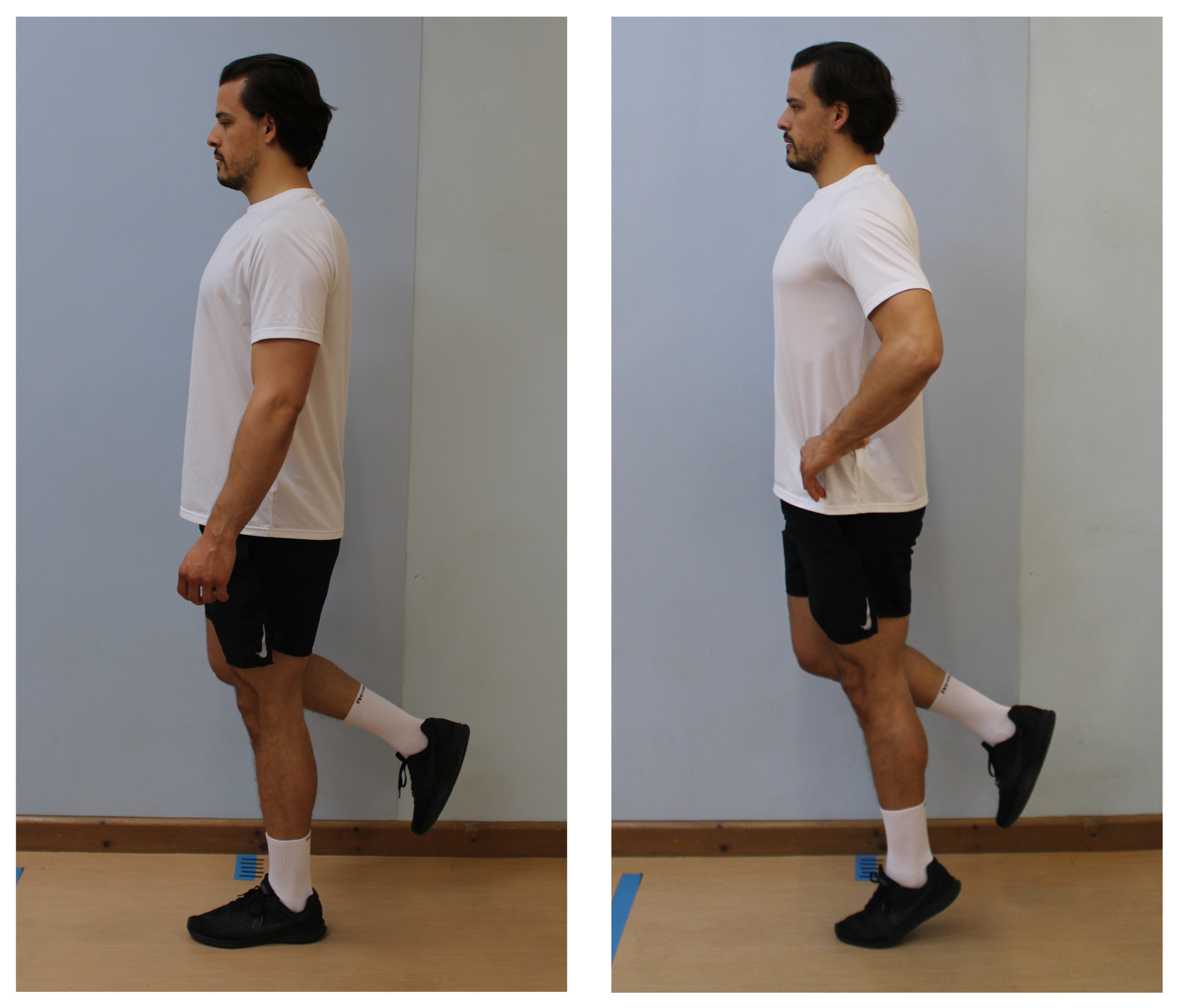 Single-leg heel raise: progression exercise