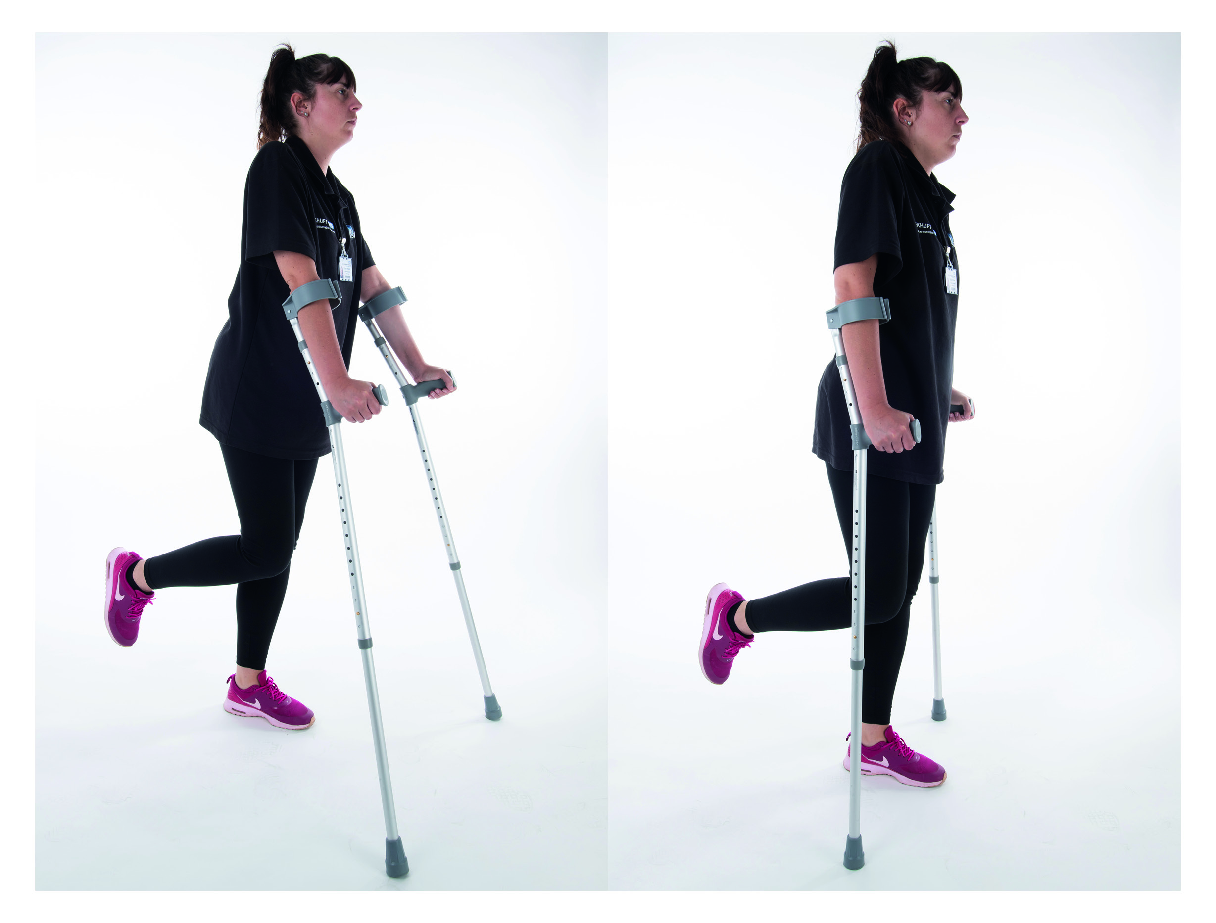 Using crutches to walk (if you are not allowed to put weight on your injured leg)